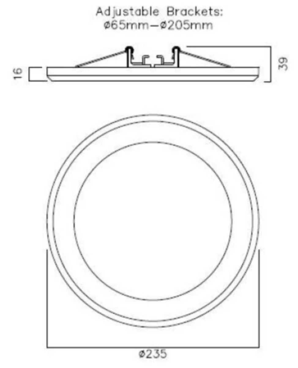 Alasvalo Nvc Hilo 16W 1640Lm 830/840/857
