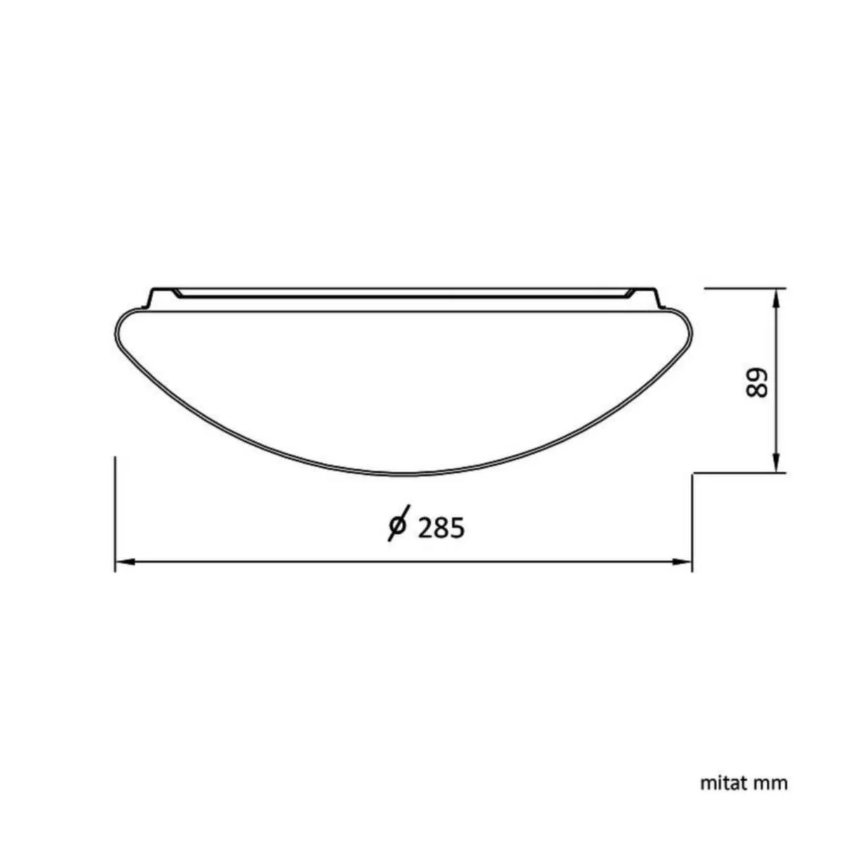 Tunnistinvalaisin Modus Brsb Ip44 20W 840 2000Lm