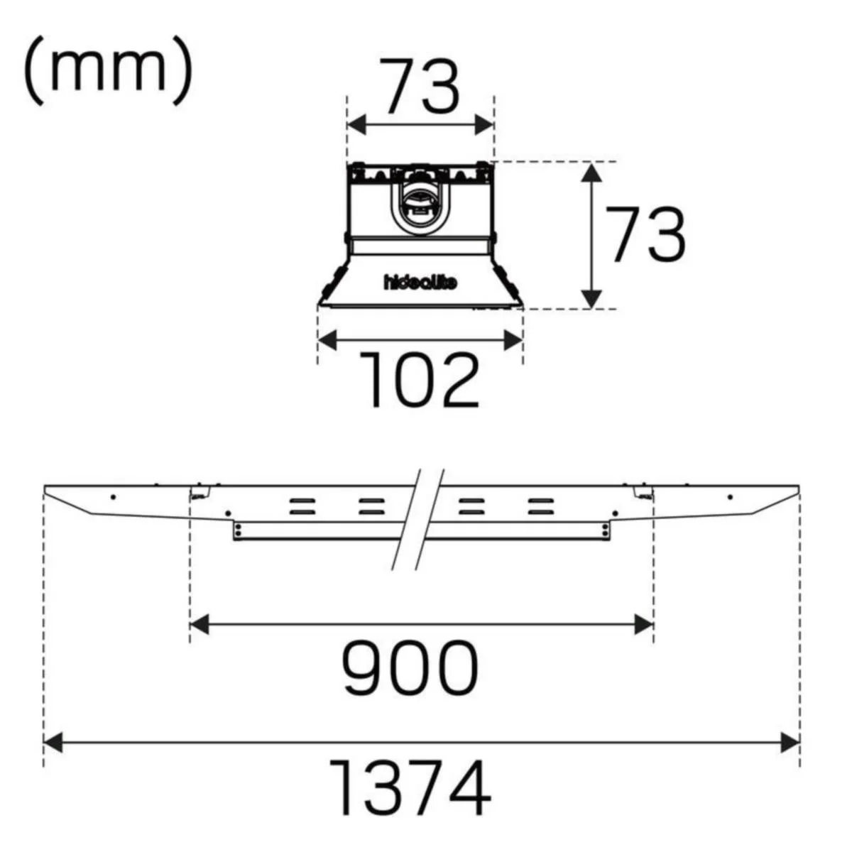 Teollisuusval Indline Basic Ip23 8650Lm 62W 4K Gr
