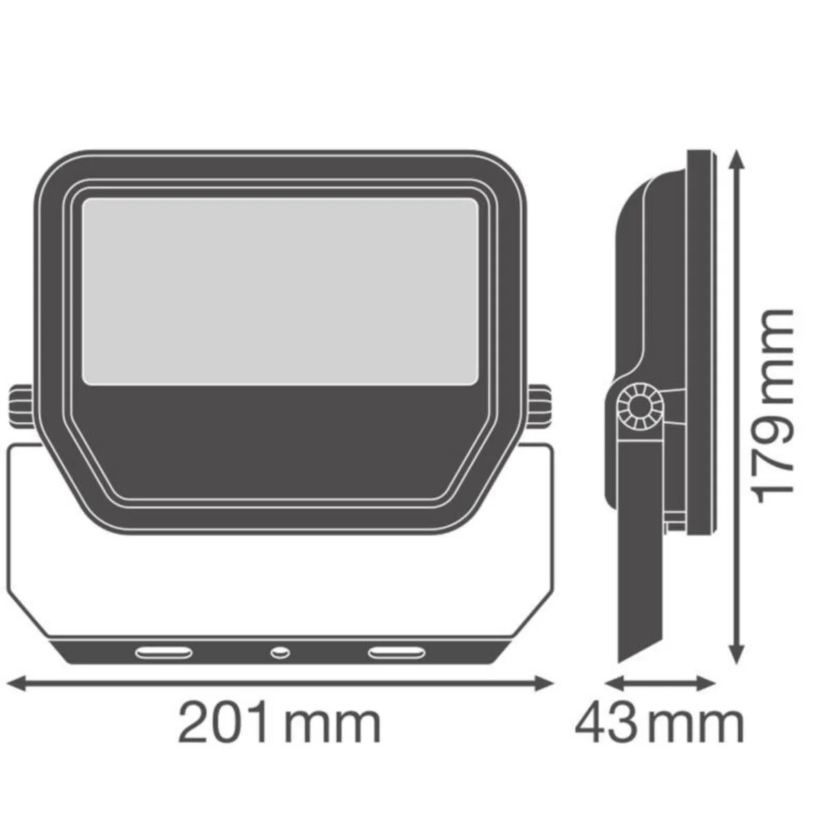 Valonheitin Floodlight Area Fl Area 32W 840 Asym Ml 4500Lm