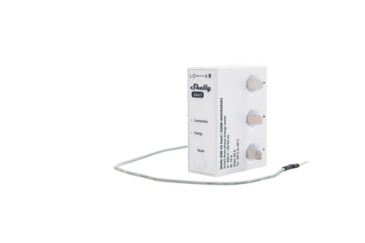 Energiamittari Shelly 3Em-63T Gen3 (Terminal)