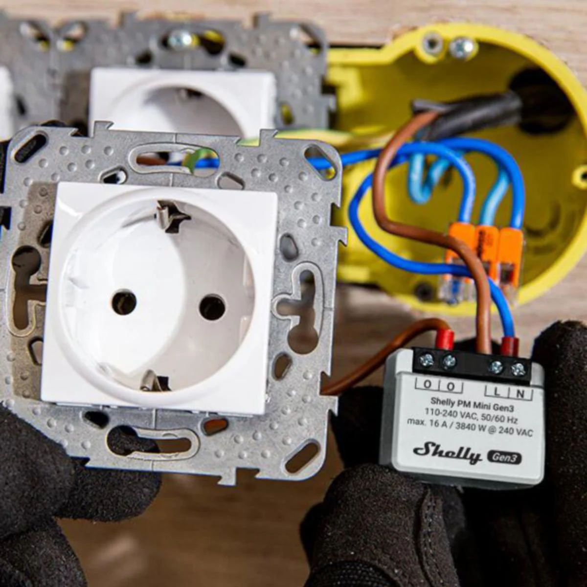 Energiamittari Din Shelly Shelly Pm Mini Gen3