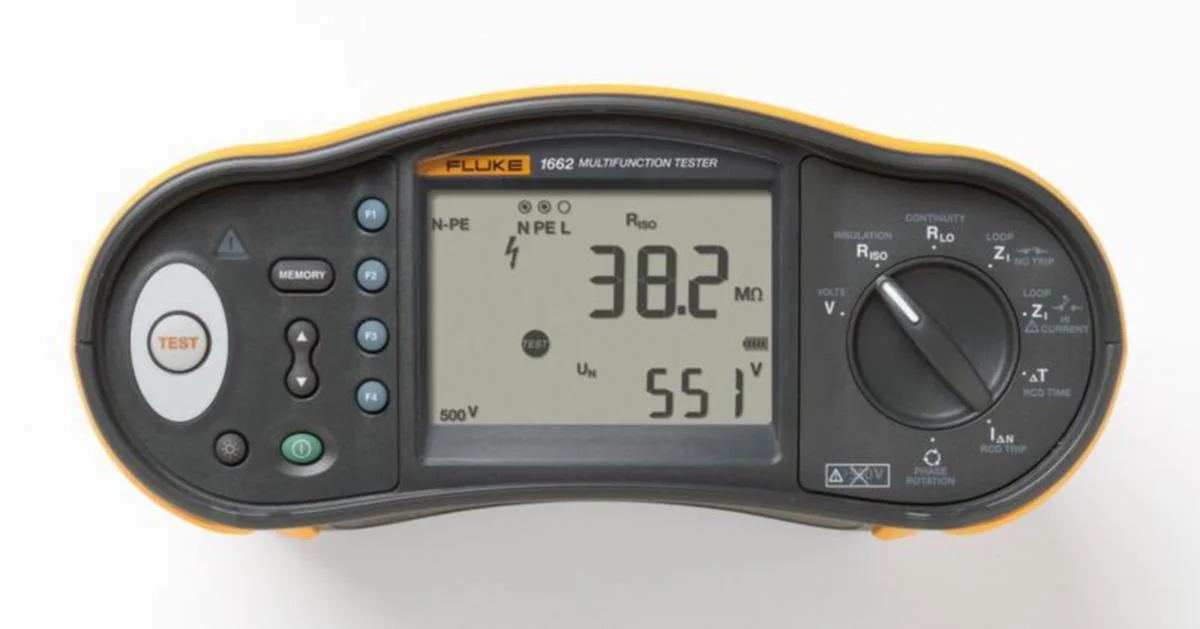 Sähköasennustesteri Eprod Fluke 1662 Schuko