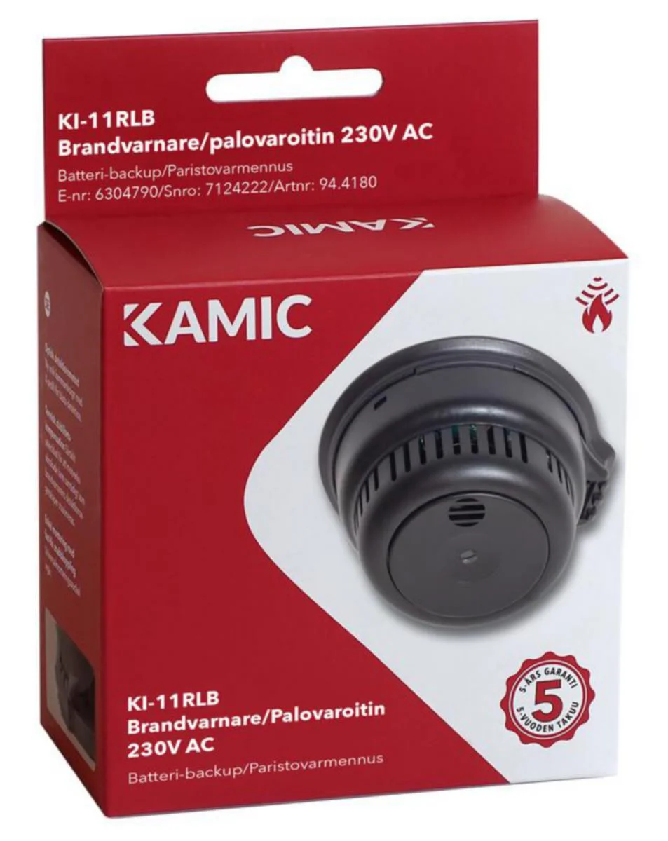 Palovaroitin Optinen Kamic Ki-11Rlb Optinen 230V Musta