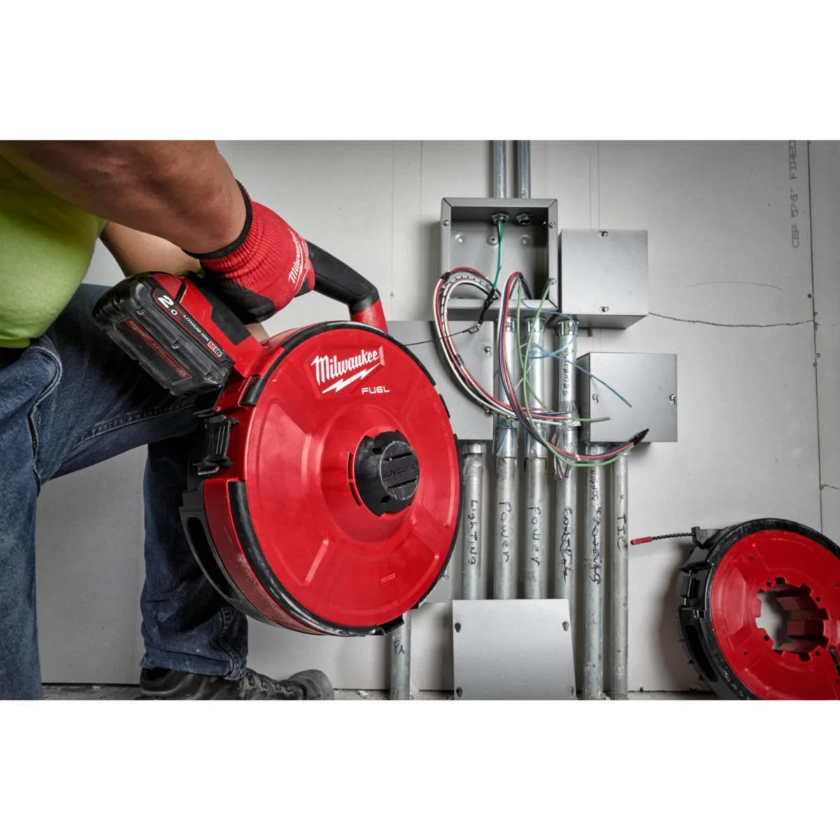 Kaapelin Akkuvetolaite Milwaukee M18 Fpft-0