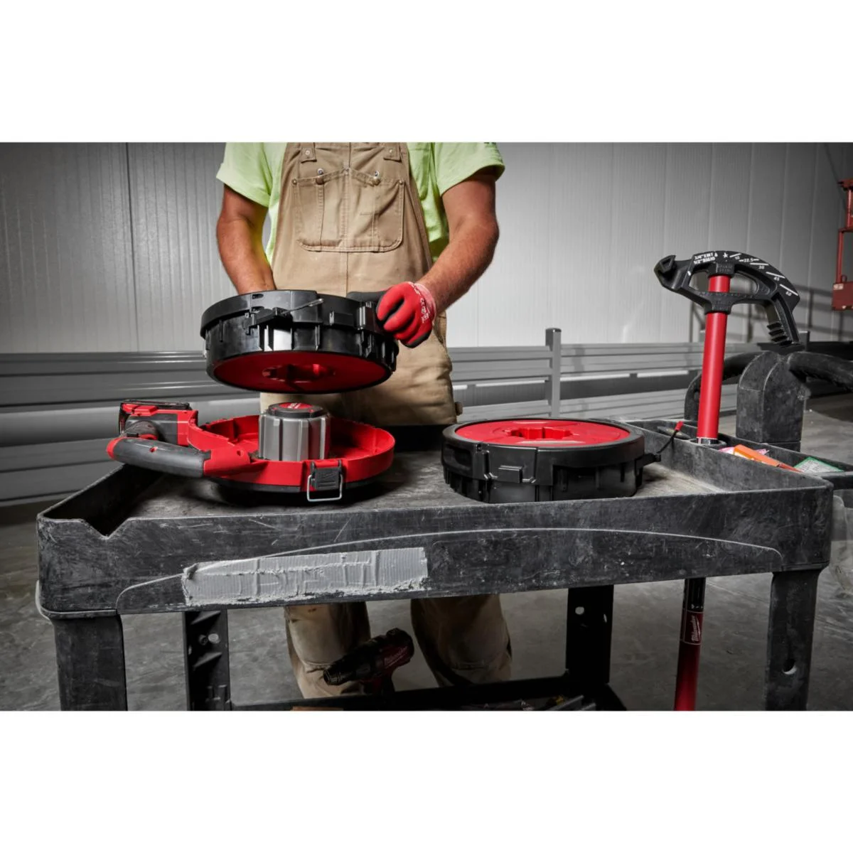 Kaapelin Akkuvetolaite Milwaukee M18 Fpft-0