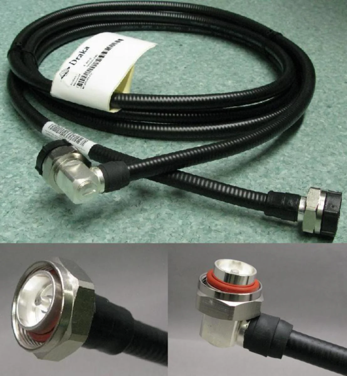 Valmiskaapeli Draka Mnc Jumper 2M 7/16M/M90 Bhf