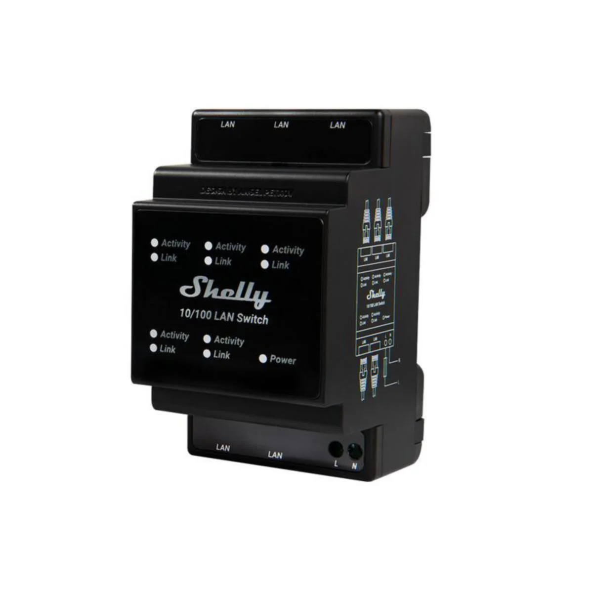 Ethernet Kytkin Shelly Shelly Lan Switch