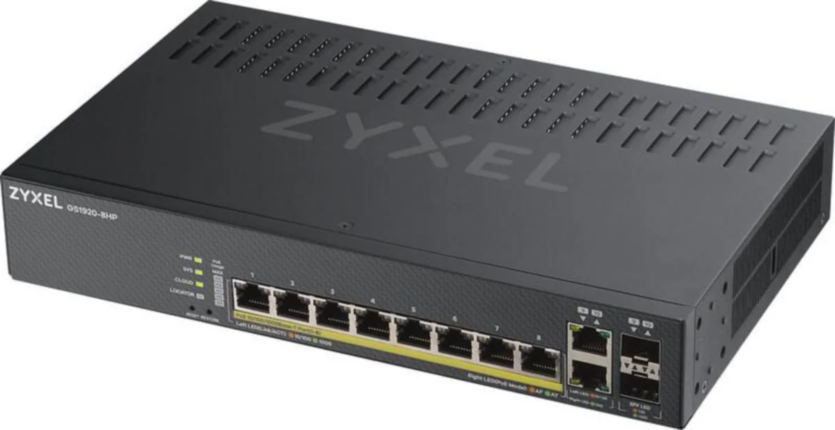 Ethernet Kytkin Zyxel Gs1920-8Hpv2