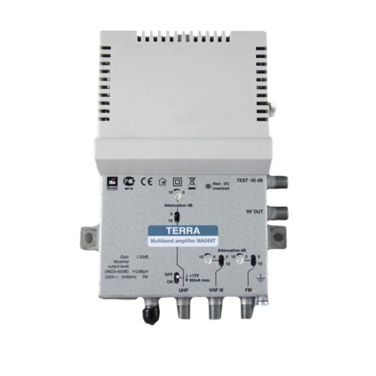 Pientalovahvistin La Ma 049T, 34Db, 3-Tuloa, Lte700