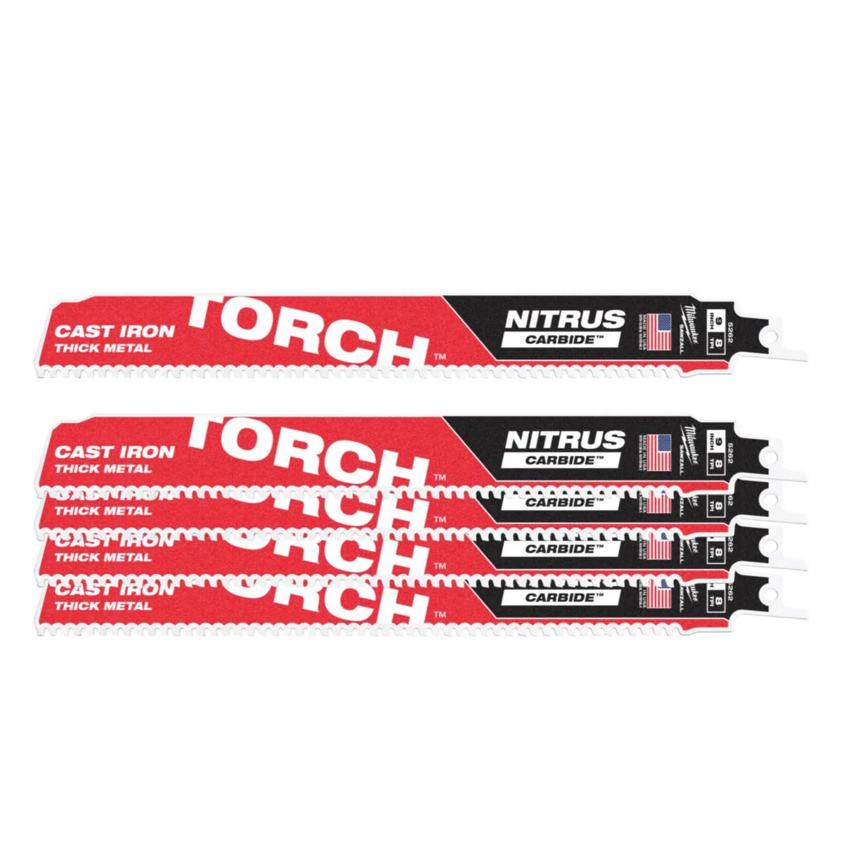 Puukkosahanterä Milwaukee Heavy Duty Torch™  Nitrus Carbide™ , Purkuterä -Metalli