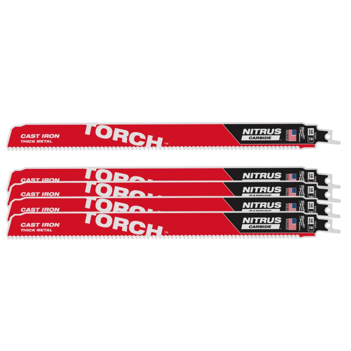 Puukkosahanterä Milwaukee Heavy Duty Torch™  Nitrus Carbide™ , Purkuterä -Metalli