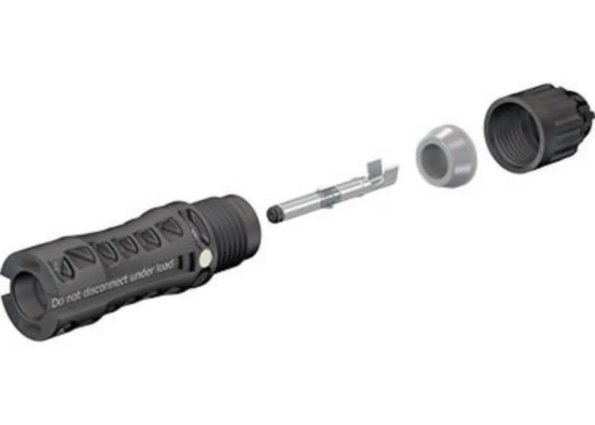 Aurinkosähköliitin Stäubli Mc4-Evo2 Uros 4-6Mm2