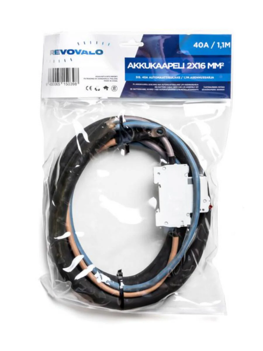 Asennustarvikepakkaus Revovalo Akkukaapeli 16Mm C40 1,1M