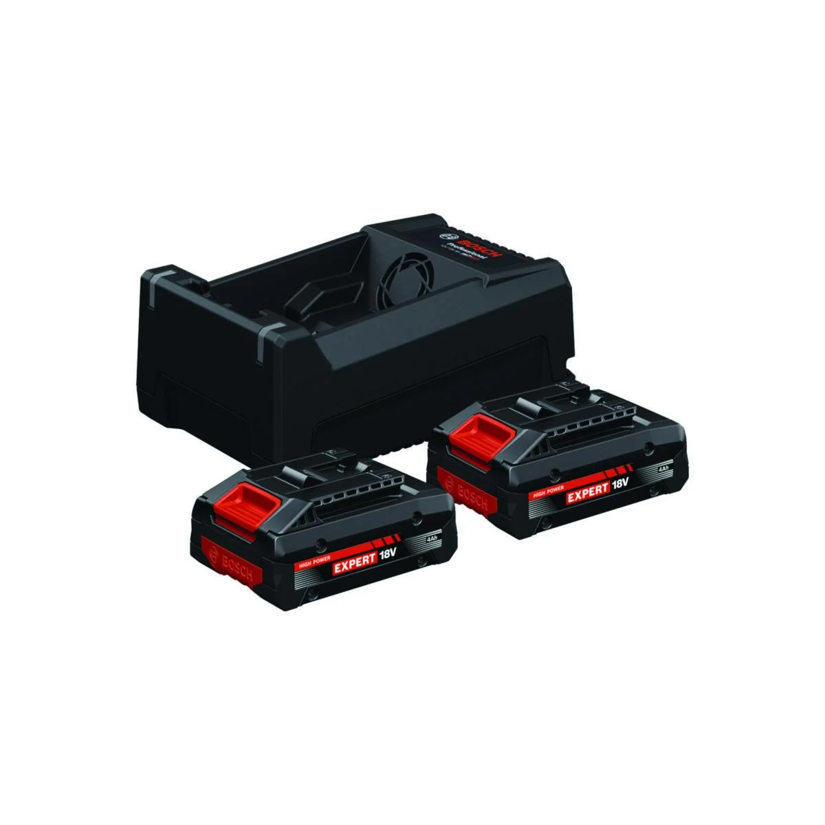 Akku- Ja Laturipaketti Expert Bosch 2X Exba18V-40 + Gal 12V