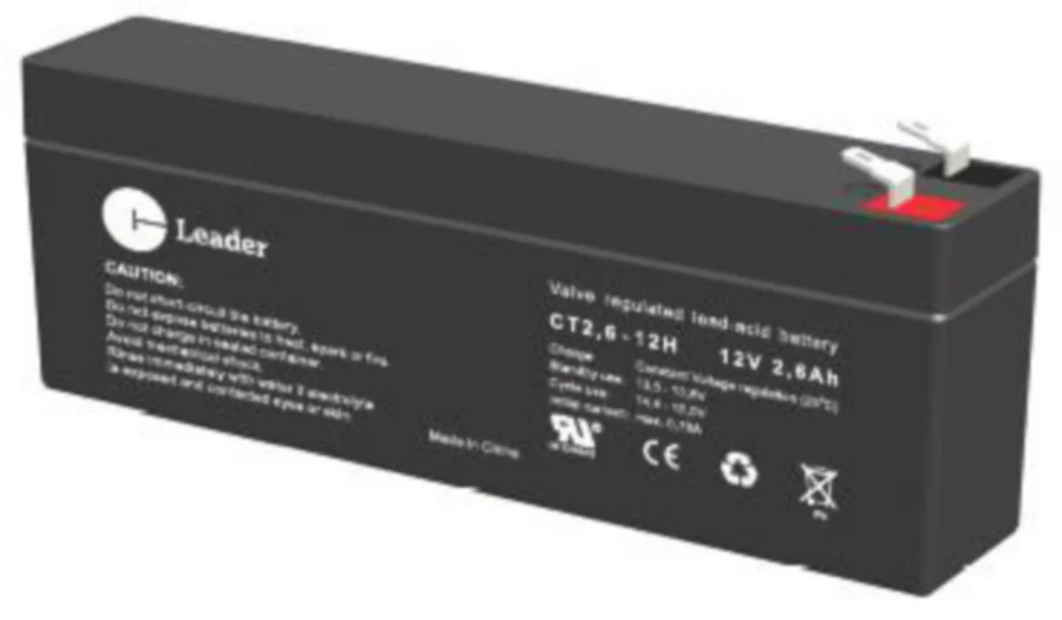 Akku Lyijy Suljet Ct-Leader Ct2.6-12H 12V/2.6V T1-Napa