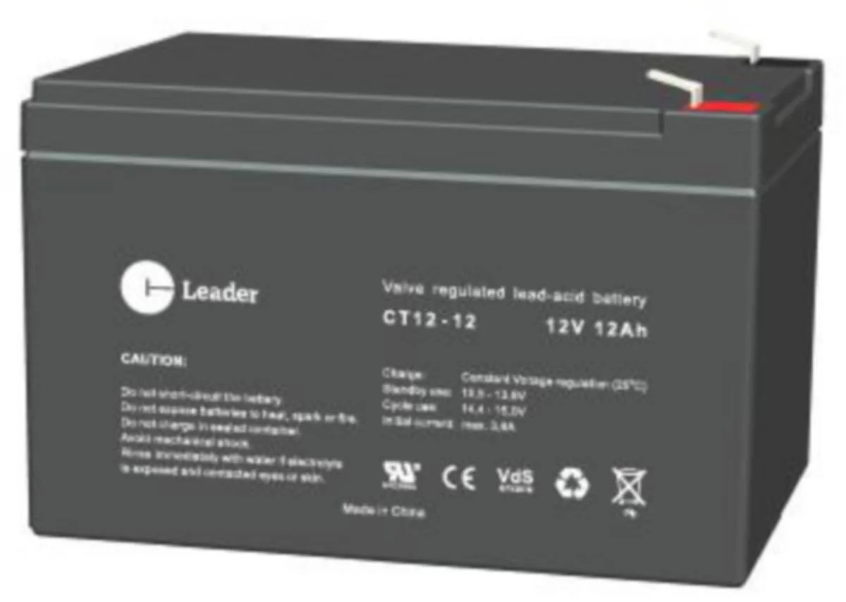 Akku Lyijy Suljet Ct-Leader Ct12-12 12V/12Ah T2-Napa