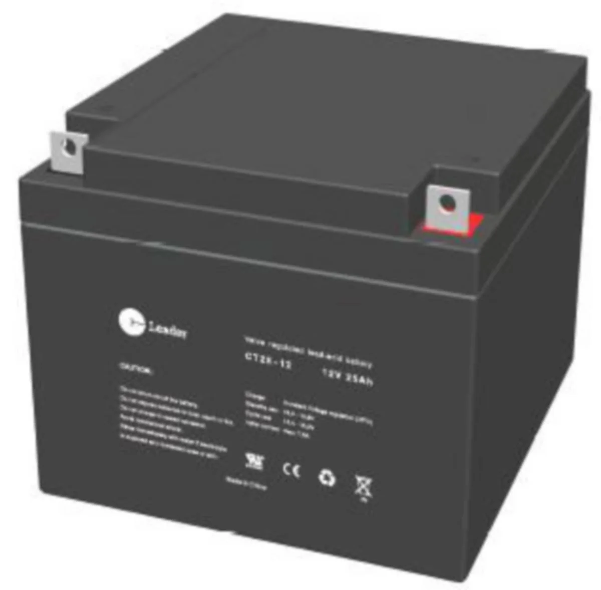 Akku Lyijy Suljet Ct-Leader Ct25-12 12V/25 Ah T3-Napa