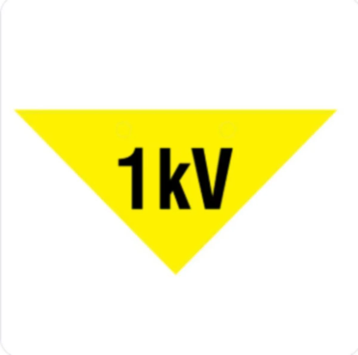 Kilpi Normiopaste Kilpi 1Kv Kolmio