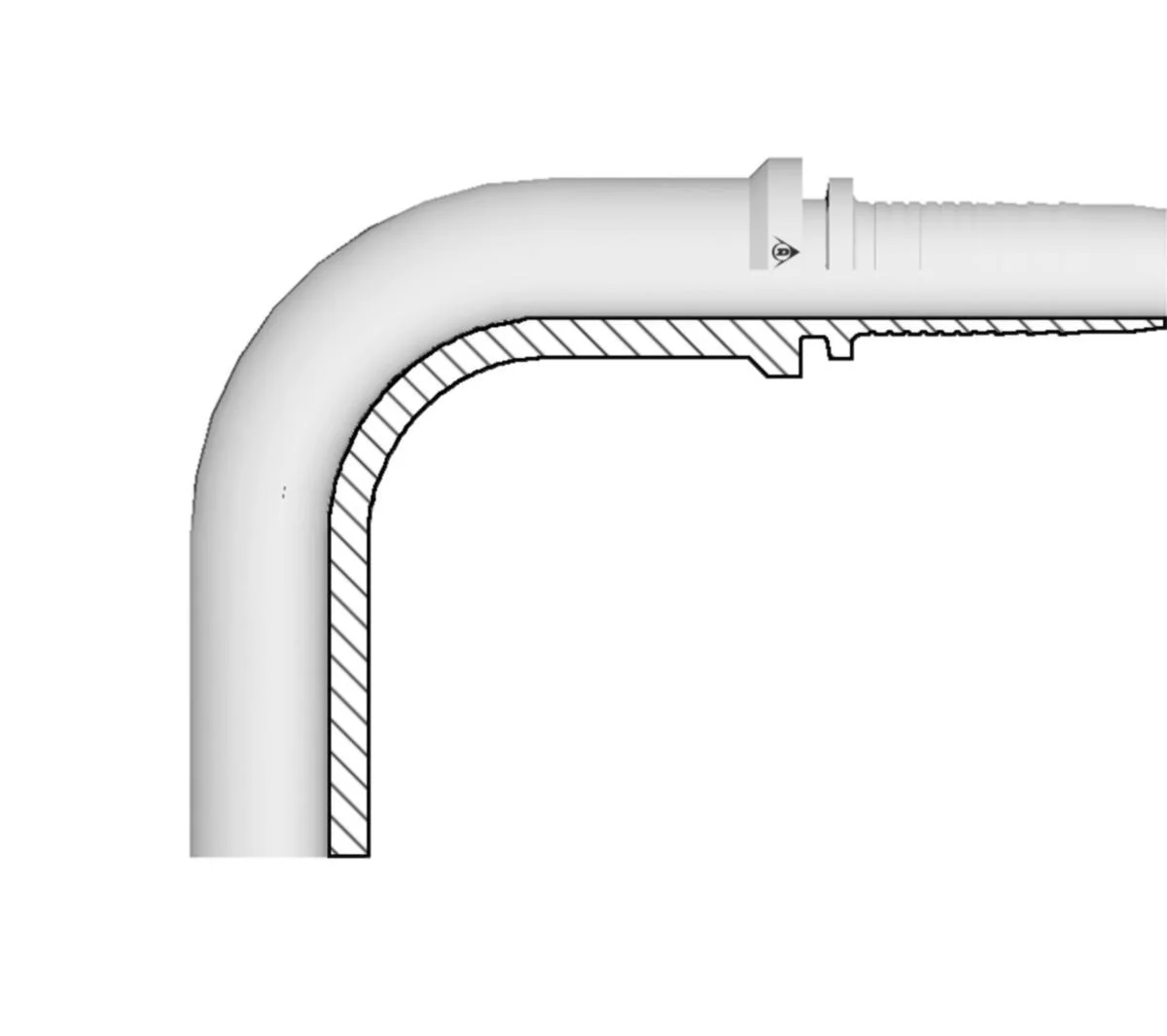 Letkuliitin Putkijatke Rss 90 Dh 509390-03-04