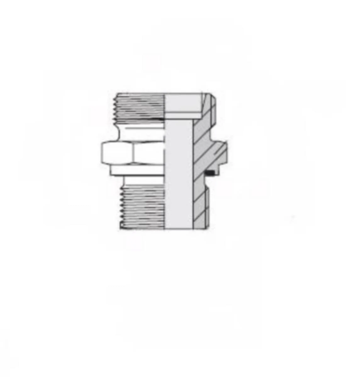 Perusliitin Voss BSP-kierre GE-R  XBEDL, 0BEDL