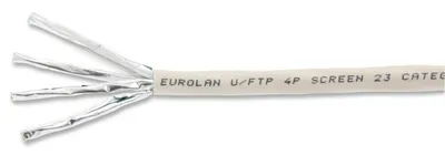 Tietoverkkokaapeli-Cat6A Eurolan U/Ftp Cca L305 Valk