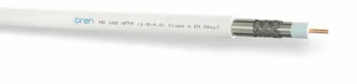 Antennikaapeli-Hf La Rg6 Valkoinen 6.8Mm A Cca K250