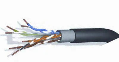 Tietoverkkokaap Cat6 Brandrex Br C6U-Pvc/Pe-X U/Utp 250Mhz