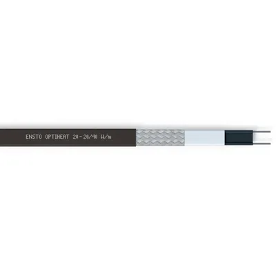 Lämpökaapeli Itserajoittuva Optiheat 20/40 W/M Musta K250