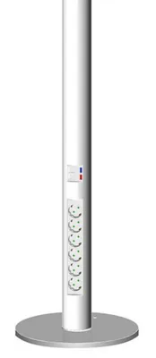 Pistorasiapylväs Pajap Prp 620 6-Os 2Xrj45 Va