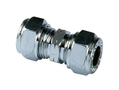 Puserrusliitin Suora Krom 10 Mm