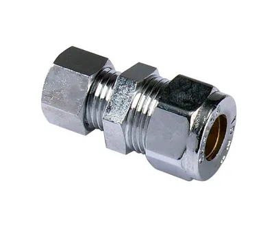 Puserrusliitin Suora Krom 15X12 Mm
