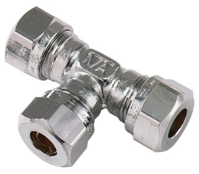 Puserrus T-Liitin Krom Vatette 12 Mm (037040020)