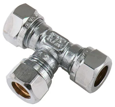 Puserrus T-Liitin Krom Vatette 15X12X12 Mm (037055020