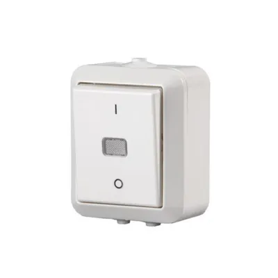 Kytkin Kosti 7/16Ax/250V/Ip44 Ppj 2X Li Val