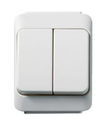 Kytkin Pinta Artic Kruunu (5) Valk Ip44 1Kpl