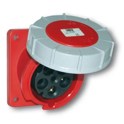 Kojepistorasia Pce 435-6 63A 5P 400V Ip67
