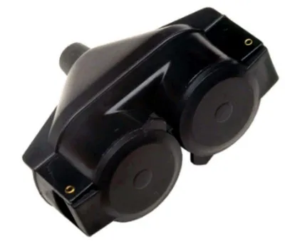 Jatkopistorasia Reimax 2-Osainen (Harmet) Musta Ip44