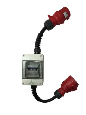 Adapteri Ahlsell 63A-32A C32A 3-P 0.5+0.5M