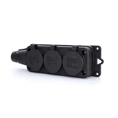 Jatkopistorasia Norwesco 3S/16A/250V/Ip44 Tpe Mu