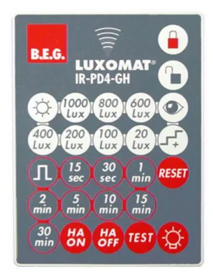 Kauko-Ohjain Luxomat Ir-Pd4-Gh