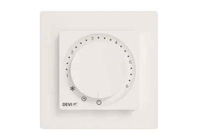 Lattiatermostaatti Devireg Devireg Basic, Polar White