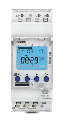 Kellokytkin Digitaaline Theben Tr 611 Top3 1-Kan