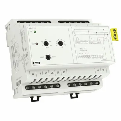 Valvontarele Virta Elko Ep Pri-53-5 3V Vm 2Vk 8A Din