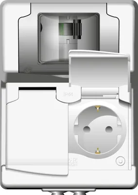 Vikavirtapistoras Protector Ii 2S/16A/30Ma/250V/Ip44 Ppr Va