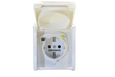 Vikavirtapistorasia Nrcd 14 1S/16A/30Ma/250V/Ip44 Ppj Val