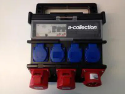 Pistorasiakeskus A-Collection 16A Vv-Suoja 4Xschuko 2X16A