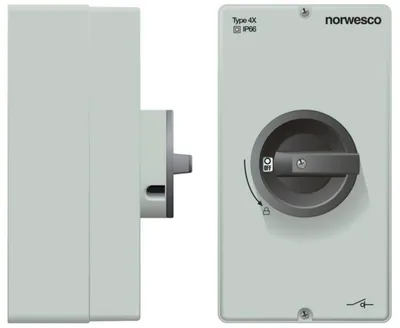 Turvakytkin Väännin Norwesco Dcm 416. Dc. 4X16A. 1500V.Ip66