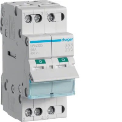 Kuormankytkin Vipu Hager Sbn332 0-1 3N 32A 400Vac Din