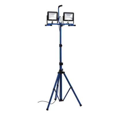 Työmaavalaisin Led 2X30W Ip65 6500K Telejalusta 3M Kaapeli